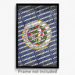 Lanesboro Minnesota Poster (MN City Souvenir 11x17 Town Print)