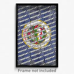 Freeport Minnesota Poster (MN City Souvenir 11x17 Town Print)