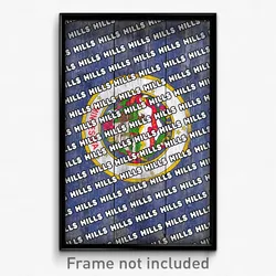 Hills Minnesota Poster (MN City Souvenir 11x17 Town Print)