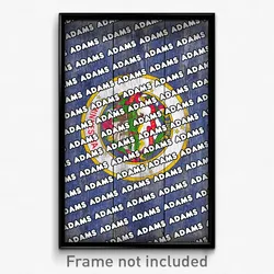 Adams Minnesota Poster (MN City Souvenir 11x17 Town Print)
