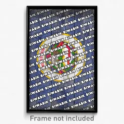 Biwabik Minnesota Poster (MN City Souvenir 11x17 Town Print)