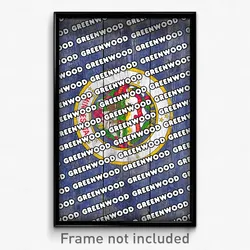 Greenwood Minnesota Poster (MN City Souvenir 11x17 Town Print)