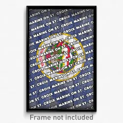Marine on St. Croix Minnesota Poster (MN City Souvenir 11x17 Town Print)