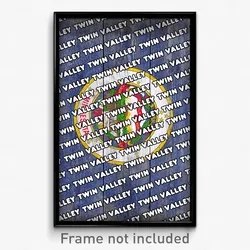 Twin Valley Minnesota Poster (MN City Souvenir 11x17 Town Print)
