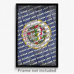 Clear Lake Minnesota Poster (MN City Souvenir 11x17 Town Print)