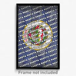 Kasota Minnesota Poster (MN City Souvenir 11x17 Town Print)