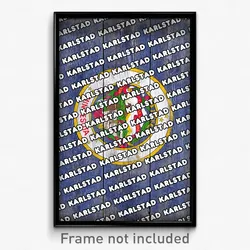 Karlstad Minnesota Poster (MN City Souvenir 11x17 Town Print)