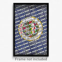 Eagle Bend Minnesota Poster (MN City Souvenir 11x17 Town Print)
