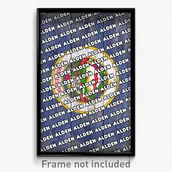 Alden Minnesota Poster (MN City Souvenir 11x17 Town Print)