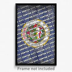 Center City Minnesota Poster (MN City Souvenir 11x17 Town Print)