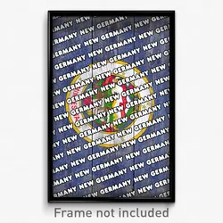 New Germany Minnesota Poster (MN City Souvenir 11x17 Town Print)