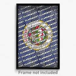 Claremont Minnesota Poster (MN City Souvenir 11x17 Town Print)