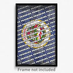 Prinsburg Minnesota Poster (MN City Souvenir 11x17 Town Print)
