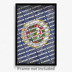 Barnum Minnesota Poster (MN City Souvenir 11x17 Town Print)