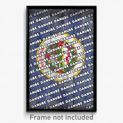 Danube Minnesota Poster (MN City Souvenir 11x17 Town Print)