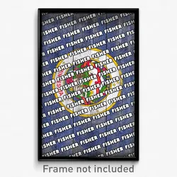 Fisher Minnesota Poster (MN City Souvenir 11x17 Town Print)