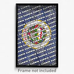 Darwin Minnesota Poster (MN City Souvenir 11x17 Town Print)