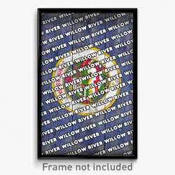 Willow River Minnesota Poster (MN City Souvenir 11x17 Town Print)