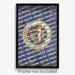 Vernon Center Minnesota Poster (MN City Souvenir 11x17 Town Print)