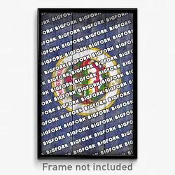 Bigfork Minnesota Poster (MN City Souvenir 11x17 Town Print)