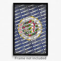 Barrett Minnesota Poster (MN City Souvenir 11x17 Town Print)