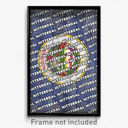 Hitterdal Minnesota Poster (MN City Souvenir 11x17 Town Print)