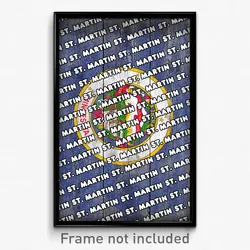 St. Martin Minnesota Poster (MN City Souvenir 11x17 Town Print)