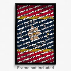 Southaven Mississippi Poster (MS City Souvenir 11x17 Town Print)