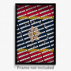 Meridian Mississippi Poster (MS City Souvenir 11x17 Town Print)