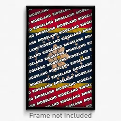 Ridgeland Mississippi Poster (MS City Souvenir 11x17 Town Print)