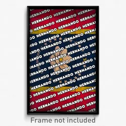 Hernando Mississippi Poster (MS City Souvenir 11x17 Town Print)