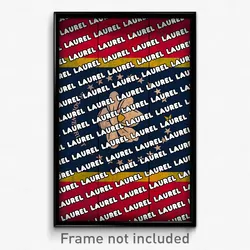 Laurel Mississippi Poster (MS City Souvenir 11x17 Town Print)