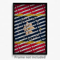 Clarksdale Mississippi Poster (MS City Souvenir 11x17 Town Print)