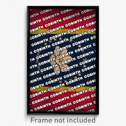 Corinth Mississippi Poster (MS City Souvenir 11x17 Town Print)