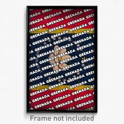Grenada Mississippi Poster (MS City Souvenir 11x17 Town Print)