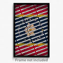 Brookhaven Mississippi Poster (MS City Souvenir 11x17 Town Print)