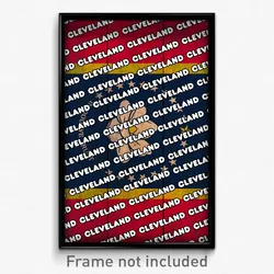 Cleveland Mississippi Poster (MS City Souvenir 11x17 Town Print)