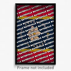 Batesville Mississippi Poster (MS City Souvenir 11x17 Town Print)