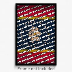 Waveland Mississippi Poster (MS City Souvenir 11x17 Town Print)