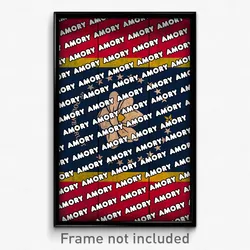 Amory Mississippi Poster (MS City Souvenir 11x17 Town Print)