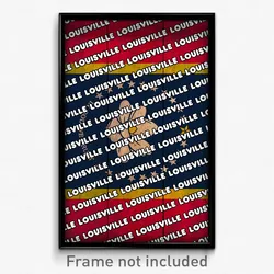 Louisville Mississippi Poster (MS City Souvenir 11x17 Town Print)