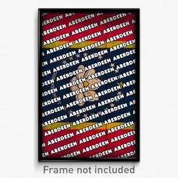 Aberdeen Mississippi Poster (MS City Souvenir 11x17 Town Print)
