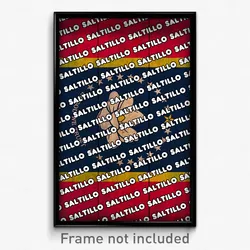 Saltillo Mississippi Poster (MS City Souvenir 11x17 Town Print)