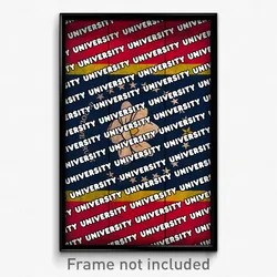 University Mississippi Poster (MS City Souvenir 11x17 Town Print)
