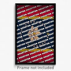 Houston Mississippi Poster (MS City Souvenir 11x17 Town Print)