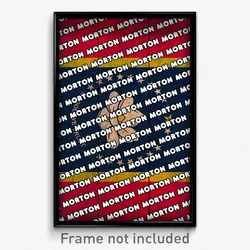 Morton Mississippi Poster (MS City Souvenir 11x17 Town Print)