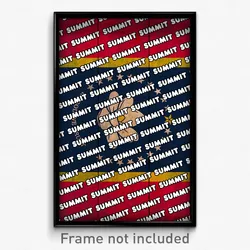 Summit Mississippi Poster (MS City Souvenir 11x17 Town Print)