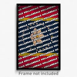 Hollandale Mississippi Poster (MS City Souvenir 11x17 Town Print)
