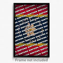 Guntown Mississippi Poster (MS City Souvenir 11x17 Town Print)