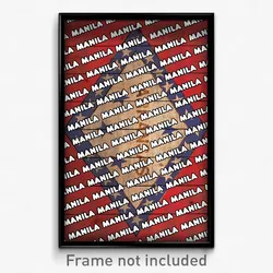 Manila Arkansas Poster (AR City Souvenir 11x17 Town Print)